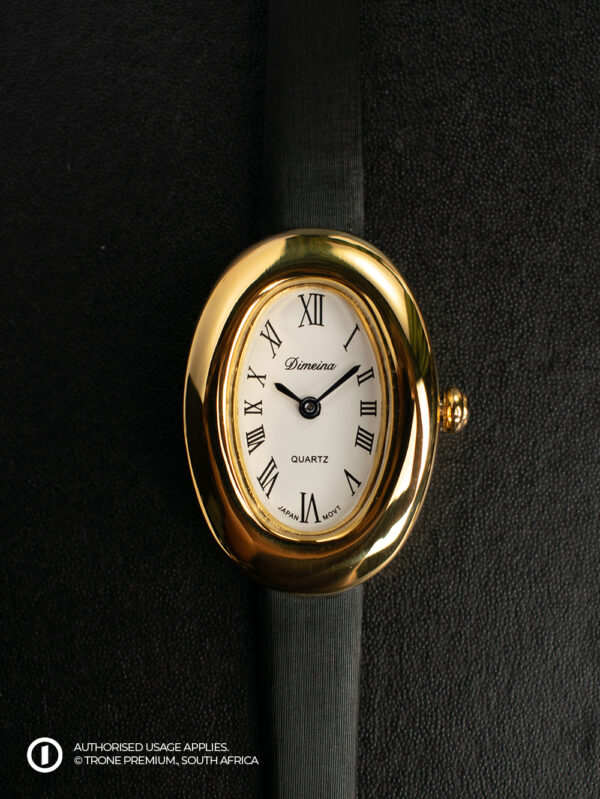Vintage Oval Watch - Black